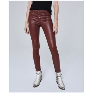 Adriano Goldschmied Leatherette The Legging Ankle